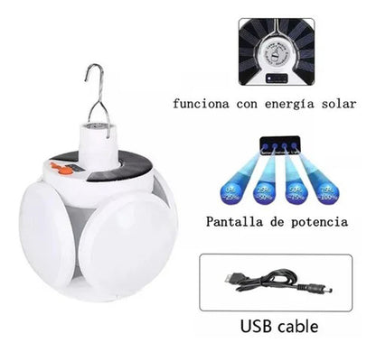 Luz Solar Rechargeable Lamp