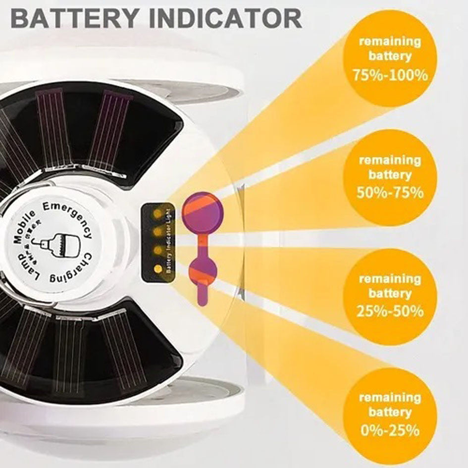 Luz Solar Rechargeable Lamp